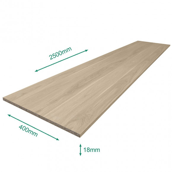 Tablette Couleur Dakota 2500 X 400 X 18 Mm - Pefc 75% .