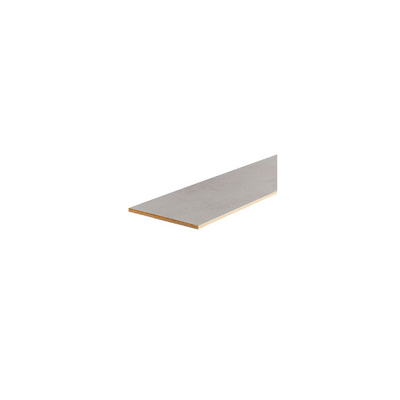Lot De 3 Contremarches Rénovation D'escalier Stratifié Light Grey 1300 X 200 X 8 Mm