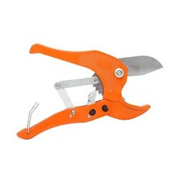 Dcraft - Cisaille Coupe-tubes En Pvc - Coupure Nette - Outil Pour Les Travaux De Plomberie - Orange