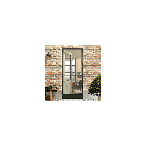 Moustiquaire Porte Comfort Gris Anthracite 235 X 100 Cm.