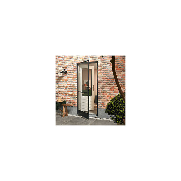 Moustiquaire Porte Comfort Gris Anthracite 235 X 100 Cm.