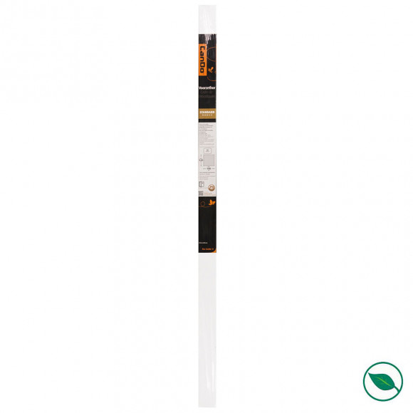 Moustiquaire Kit Cadre Fenêtre Blanc Standard + Moustiquaire Grise 120 X 100 Cm.