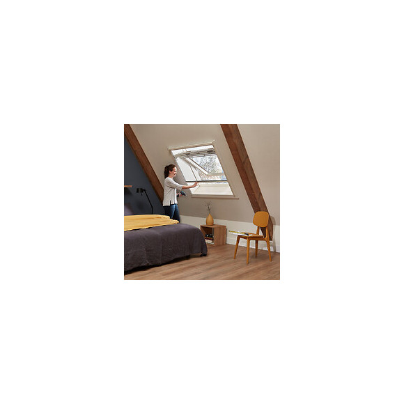 Moustiquaire Enroulable Comfort Blanc 155 X 134 Cm .
