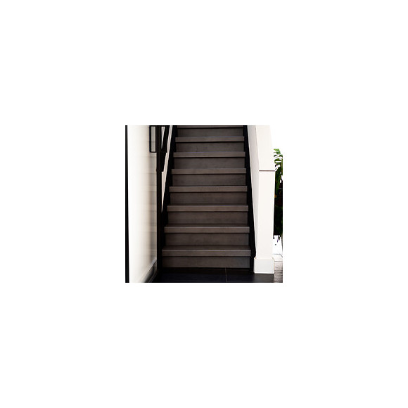 Bande De Chant Rénovation D'escalier Stratifié Dark Grey 60 X 400 Mm .