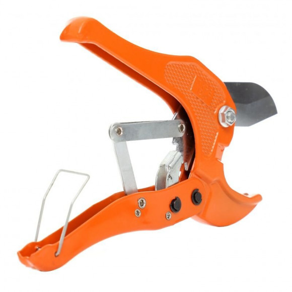Dcraft - Cisaille Coupe-tubes En Pvc - Coupure Nette - Outil Pour Les Travaux De Plomberie - Orange