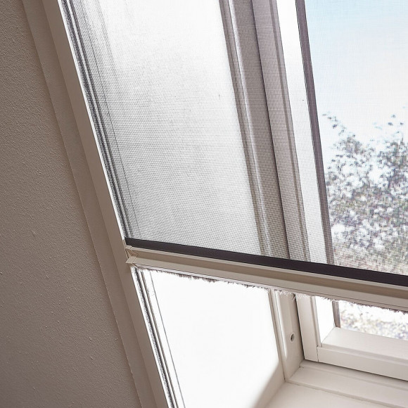 Moustiquaire Enroulable Comfort Blanc 155 X 114 Cm .