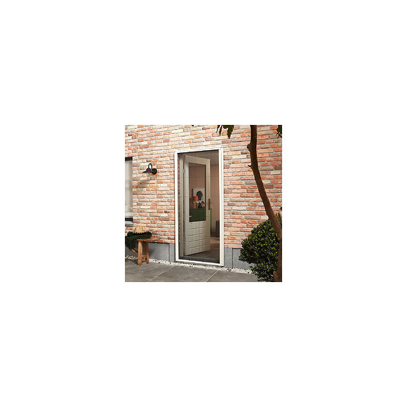 Moustiquaire Porte Plissée Comfort Blanc 229 X 100 Cm.