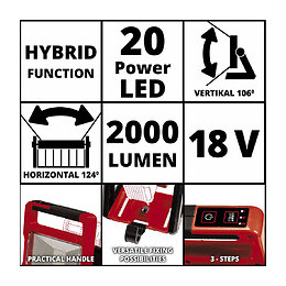 Lampe Sur Batterie Te-cl 18/2000 Liac - Solo