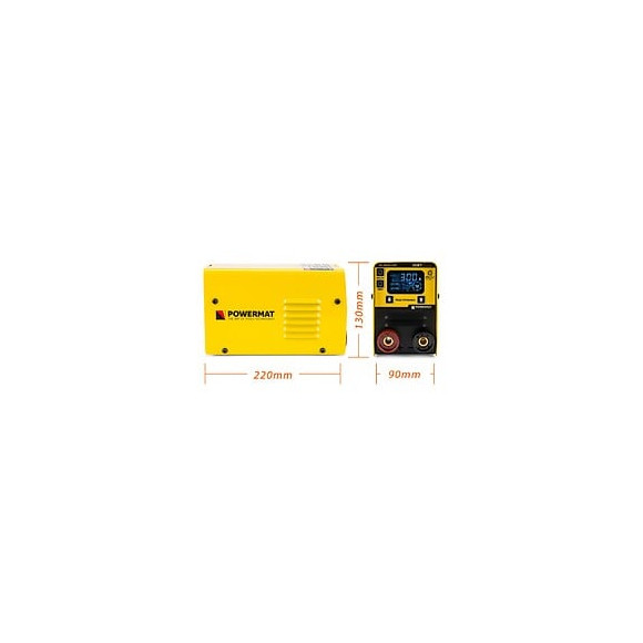 Power Tool - Poste À Souder Tig-lift / Mma 300a - 7,8 Kva - 230 V / 50 Hz- Avec Affichage Lcd - Jaune