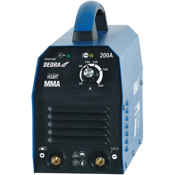 Dtools - Poste À Souder Inverter Mma 10-200a 230v - Fonction Hot Start + Anti Stick  - Poste De Soudage Atelier Garage - Bleu
