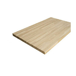 Plan De Travail Chêne Massif Lamellé Collé Abouté 2400 X 650 X 26 Mm 