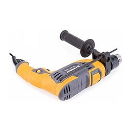 Power Tool - Perceuse 1600w - Mandrin Denté - Rotation À Vide 0-3000tr/min - Fréquence De Frappes 44800/ Min - Jaune