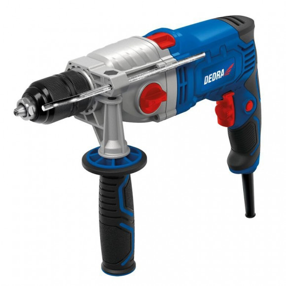 Dtools - Perceuse À Percussion - Puissance 1100 W - Vitesse 3200 Tr/min - Outil Électroportatif Bricolage Chantier Atelier - 