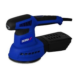Dtools - Ponceuse Excentrique 430 W - Vitesse Rotation 6 000-13 000 Tr/min - 6 Feuilles De Ponçage Inclus - Bleu
