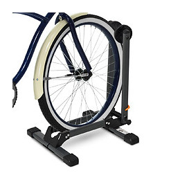 Râtelier Vélo Range Vélo Pliable Métal Noir Dim. 39l X 35l X 45,5h Cm