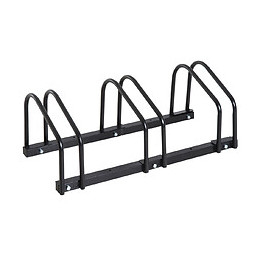 Râtelier 3 Vélos Dim. 70l X 33l X 27h Cm Acier Galvanisé Noir