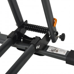 Râtelier Vélo Range Vélo Pliable Métal Noir Dim. 39l X 35l X 45,5h Cm