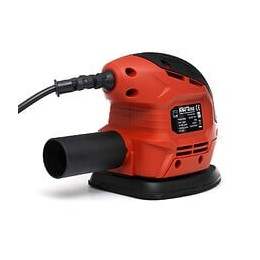 Dcraft - Ponceuse Triangulaire Filaire - Puissance 900w - Vitesse 1400rmp - Ponceuse Vibrante - Rouge