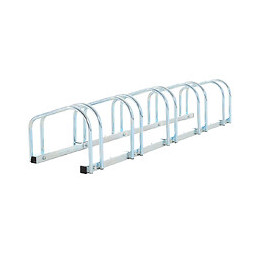 Râtelier Pour 5 Vélos Acier Galvanisé Argent