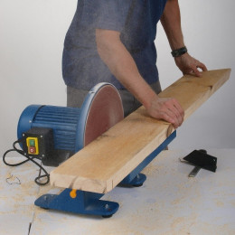 Dtools - Ponceuse À Disque - Puissance 750 W - Table Inclinable 0-45 ° - Diamètre Du Disque 305 Mm - Outil Bricolage Atelier