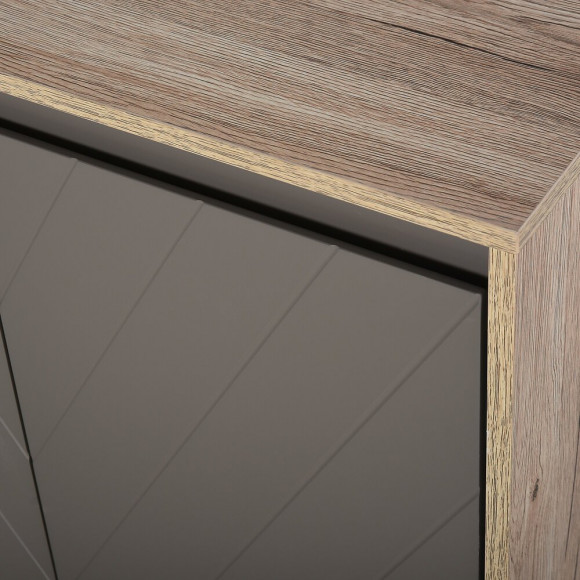 Meuble Salle De Bain - Meuble Sous-vasque - Placard 2 Portes Avec Étagère - Dim. 60l X 30l X 59h Cm - Panneaux Particules Ch