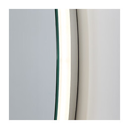 Homcom Miroir Rond Lumineux Led De Salle De Bain 28 W Argenté