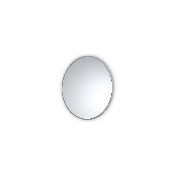 Homcom Miroir Rond Lumineux Led De Salle De Bain 28 W Argenté