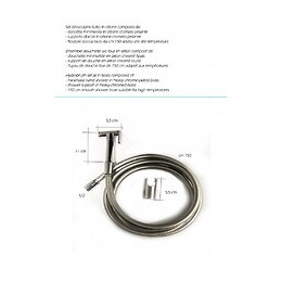 Ensemble Bidet Douchette,support Mural,tuyau De Douche Tout En Laiton Massif