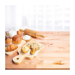 Tablette Hêtre Massif Lamellé Collé Abouté 800 X 400 X 18 Mm.