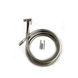 Ensemble Bidet Douchette,support Mural,tuyau De Douche Tout En Laiton Massif