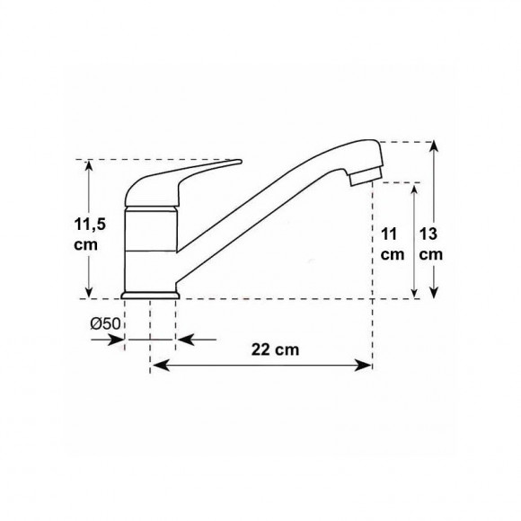 Robinet Mitigeur Cuisine Évier Blanc Brillant