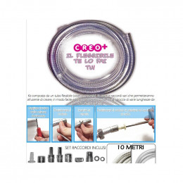 Rouleau Flexible De 10 M Avec Jeu De Raccords Multi-mesures