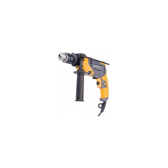 Power Tool - Perceuse 1600w - Mandrin Denté - Rotation À Vide 0-3000tr/min - Fréquence De Frappes 44800/ Min - Jaune