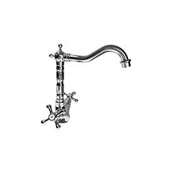 Robinet Mélangeur Retro Lavabo Bec Pivotant Belle Époque, Vintage