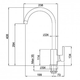 Robinet Mitigeur Pour Cuisine Couleur Avoine Granit Sable