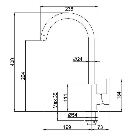 Robinet Mitigeur Pour Cuisine Couleur Avoine Granit Sable