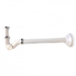 Siphon De Bidet Complet En Laiton Blanc Et Épais De 1 '