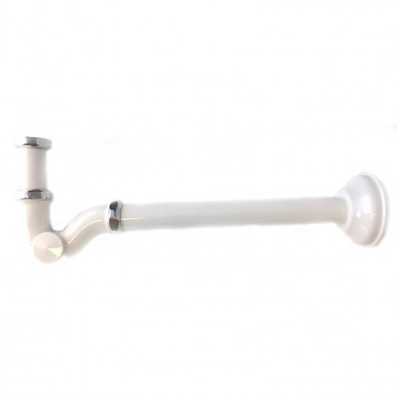 Siphon De Bidet Complet En Laiton Blanc Et Épais De 1 '