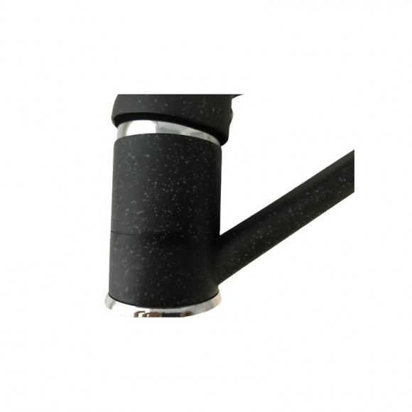 Mitigeur De Cuisine Noir À Effet Granit