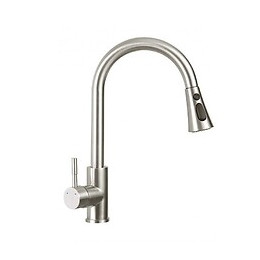 Mitigeur En Acier Inoxydable Avec Douchette Extractible