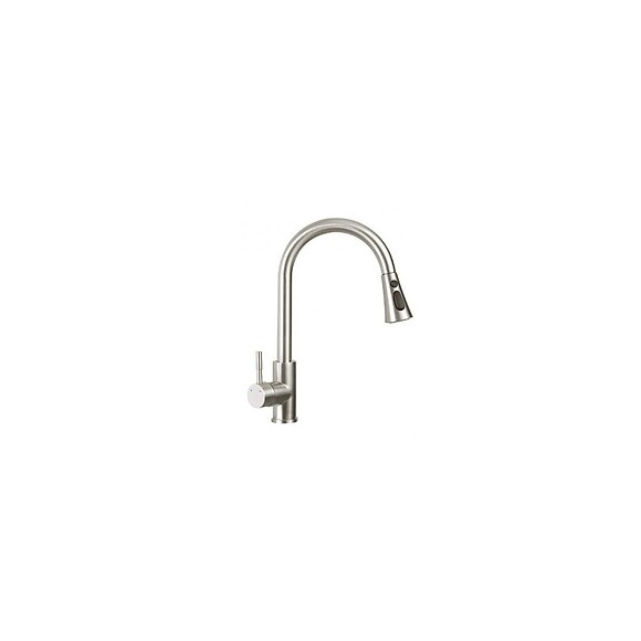 Mitigeur En Acier Inoxydable Avec Douchette Extractible
