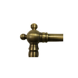 Bec De Robinet De Rechange Bronzé Vieux Laiton