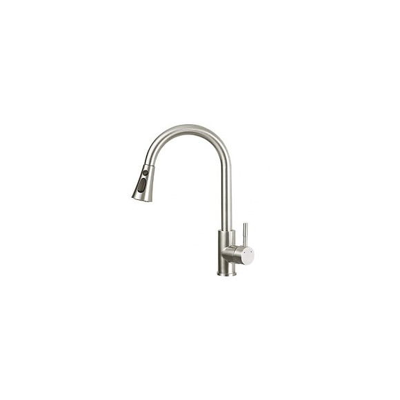 Mitigeur En Acier Inoxydable Avec Douchette Extractible