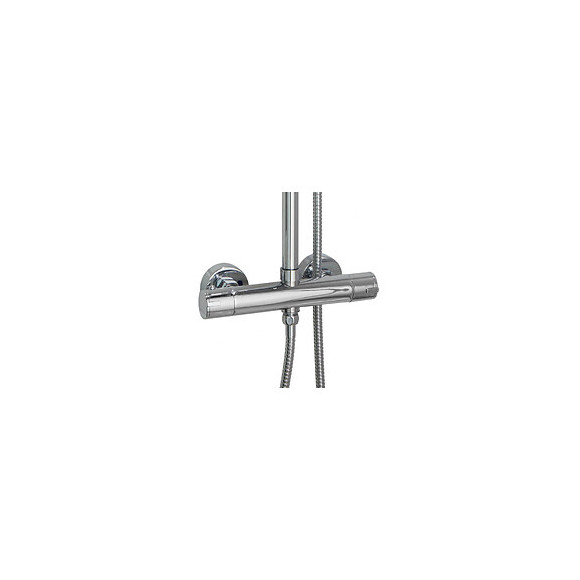 Mitigeur Thermostatique Rond Double Sortie Pour Colonne Douche