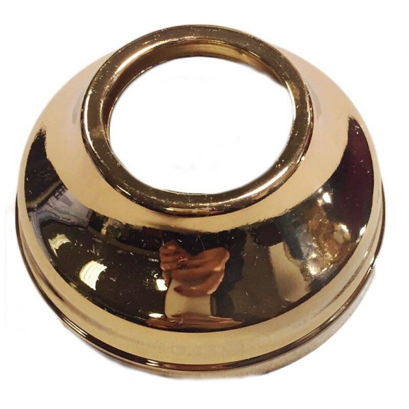 Rosace En Laiton Doré Diamètre 32