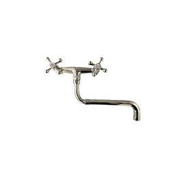 Robinet Mélangeur Mural Avec Bec Extensible 20-35 Cm