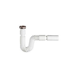 Siphon Extensible Annelé Ø1' 1/2 Pour Évier