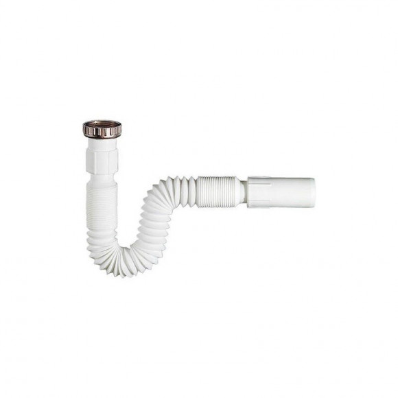 Siphon Extensible Annelé Ø1' 1/2 Pour Évier