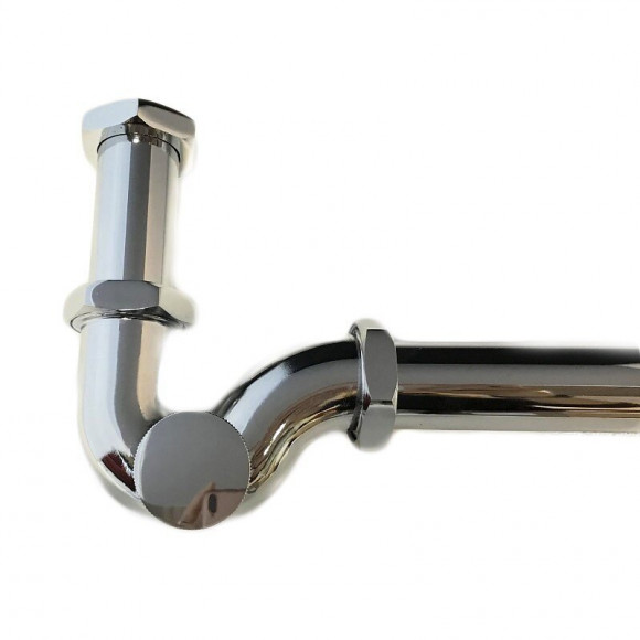 Siphon De Drainage En Laiton Chromé 1.1 / 4 "s Pour Lavabo De Lavabo Bidet