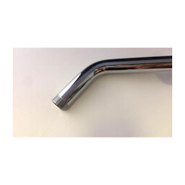 Bras De Douche Mural En Laiton Chromé 45 ° Longueur 10 Cm